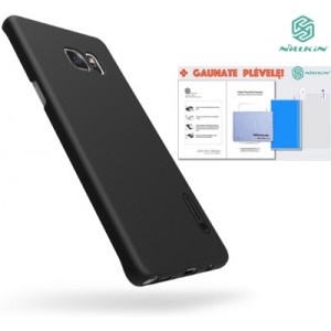 Nillkin f. shield dėklas juodas + plėvelė (Samsung galaxy note 7 telefonui)